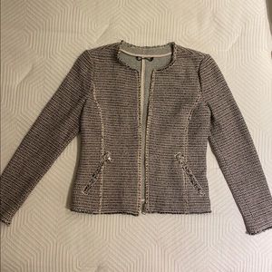 Rebecca Taylor tweed jacket with zipper